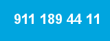 911 189 44 11 911 189 44 11